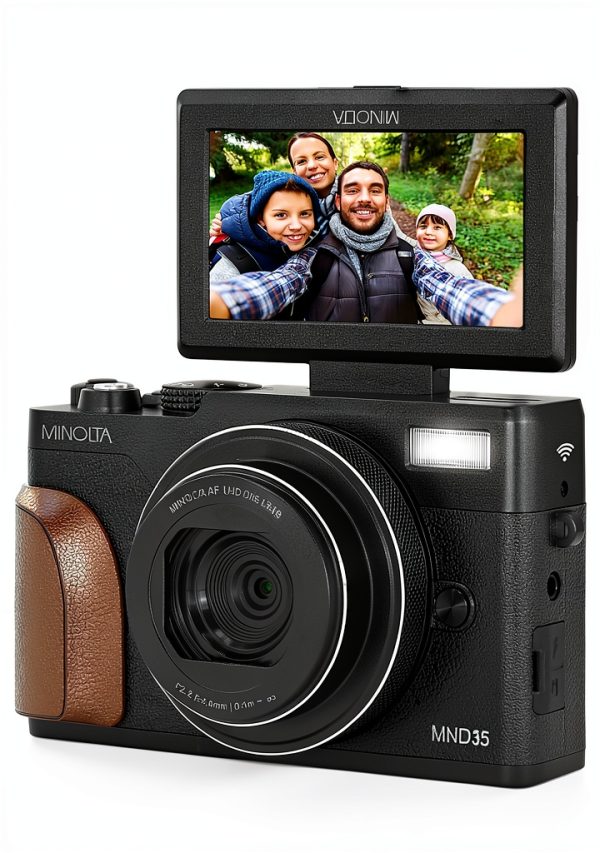 Minolta MND35 64MP 4K Video Digital Camera Black-8