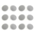 Pyle 8 Inch 500W 2 Way In Wall Ceiling Home Speakers-0