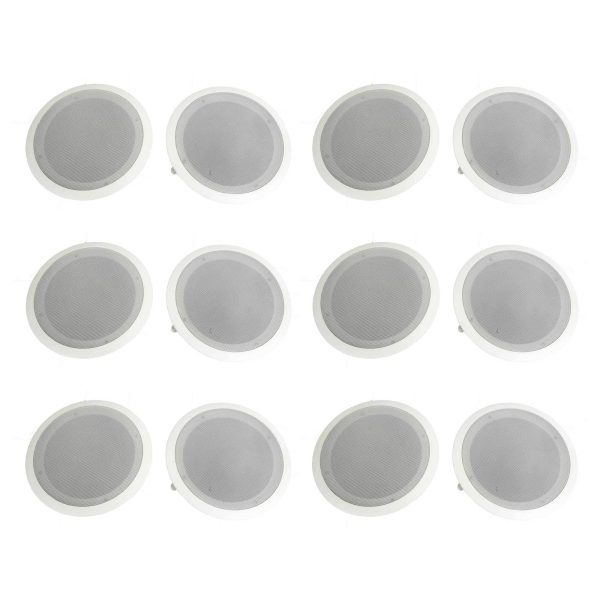 Pyle 8 Inch 500W 2 Way In Wall Ceiling Home Speakers-0