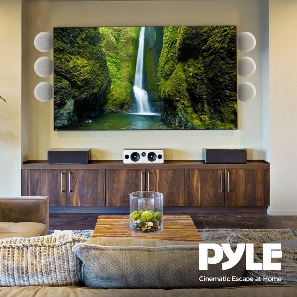 Pyle 8 Inch 2 Way In Wall Ceiling Home Speakers System Audio-2