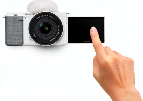 Sony Alpha ZVE10 APS C Content Creator Camera Black White-4