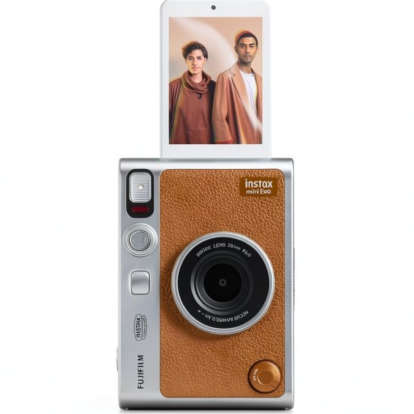 Fujifilm Instax Mini EVO Instant Camera Black Brown 20 Films-6