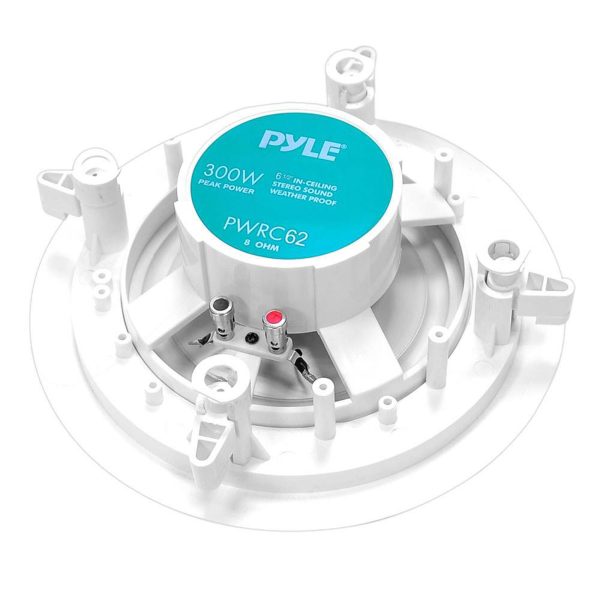 Pyle 6.5 Inch 300W In Ceiling Outdoor Speaker Waterproof-5