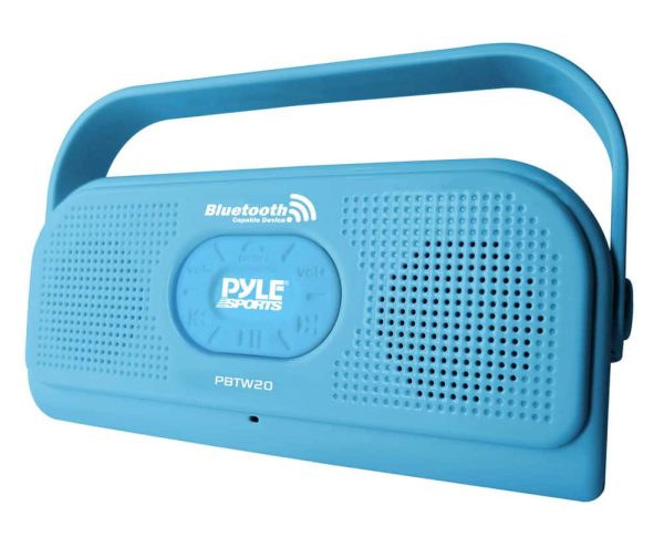 Pyle IPX7 Waterproof Bluetooth Speaker Portable Shower Music-0