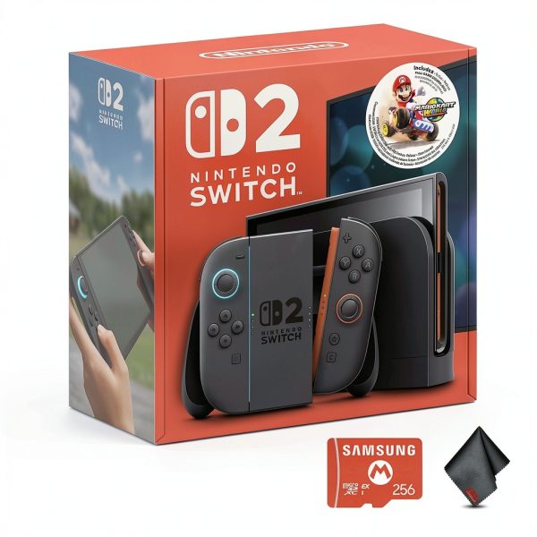 Nintendo Switch 2 Console Mario Kart Bundle 256GB Memory-7