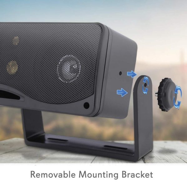 Pyle PLMR24B 3.5 Inch 200 Watt Wall Mount Speakers Black-2